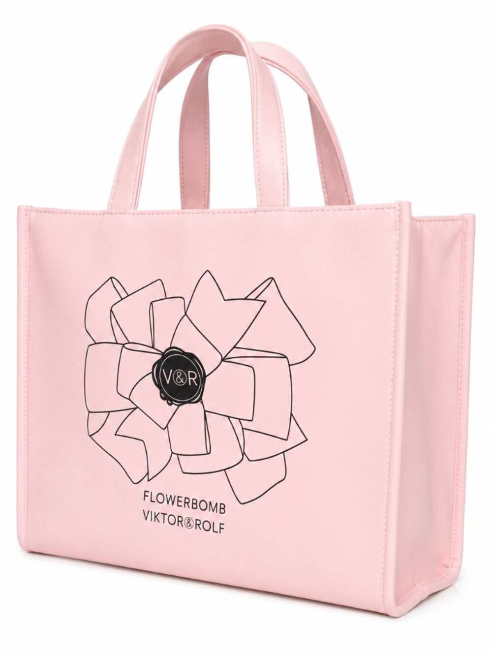 Viktor & Rolf FlowerBomb Tote Bag/Beach Bag Pink Color L NWOT